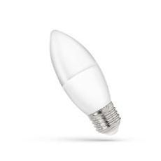 LED žárovka C38 E27 230V 8W 3000K 620lm 160° svíčka SPECTRUM
