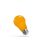 LED žárovka A50 oranžová E27 230V 5W dekorační