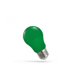 LED žárovka A50 zelená E27 230V 5W dekorační