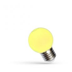 LED žárovka malá baňka G45 žlutá E27 1W dekorační