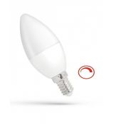 LED žárovka C37 E14 230V 6W 4000K 500lm 160° svíčka SPECTRUM stmívatelná