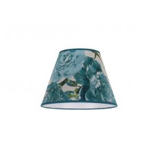 Stínítko SOFIA S 86247 modrý květ E27 textilní pro stolní lampičku