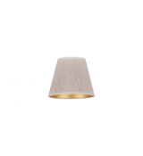 Stínítko SOFIA XS 86339 zlaté pruhy E14 textilní pro stolní lampičku