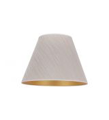 Stínítko SOFIA M 86315 zlaté pruhy E27 textilní pro stolní lampičku