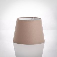 Stínítko CLASIC S 3655 v barvě kapučíno E14 textilní pro stolní lampičku